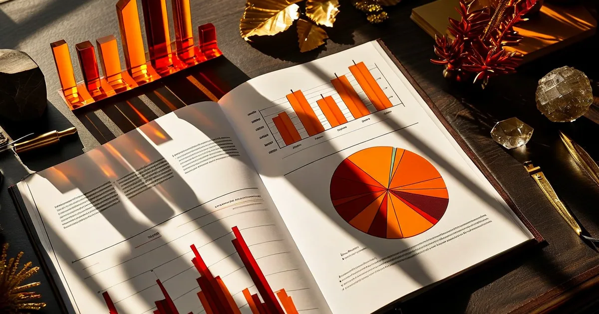 annual report layout and data visualization that convinces