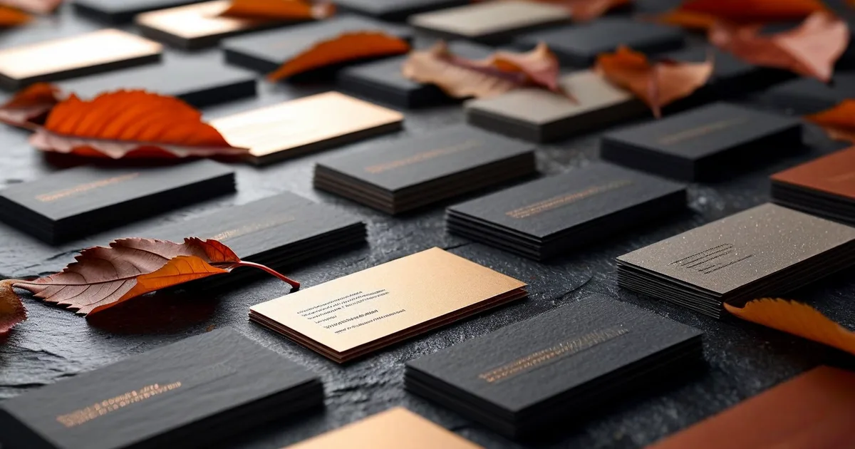 carte de visite regles de conception et tendances actuelles 2025